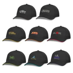 Swift Premium Cotton Twill Six Panel Cap with Chrome Buckle