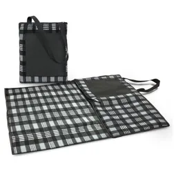 Dakota Water Resistant Fleece Picnic Blanket with Carry Handle