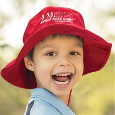 Wide Brim Cotton Sun Hat UPF50 With Chin Strap