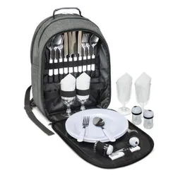 Arcadia Four Person Insulated Picnic Backpack Set