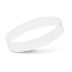 Debossed Silicone Awareness Wristbands with Optional Colour Fill