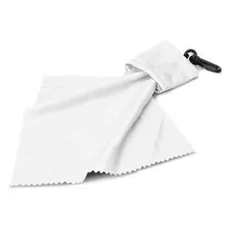 Compact Microfibre Screen Cleaner with Clip Attachment