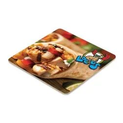 Square Cardboard Drink Coasters Full Colour Double Sided