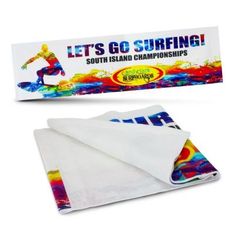 Marathon Heavy Cotton Sports Towel with Digital Print