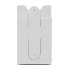 Snap Phone Wallet with Kickstand Silicone Card Holder