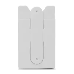 Snap Phone Wallet with Kickstand Silicone Card Holder