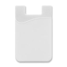 Soft Touch Silicone Phone Wallet with Adhesive Backing