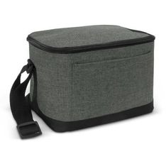 Cascade Poly Canvas Insulated Lunch Cooler with Shoulder Strap
