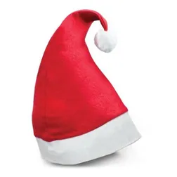 Soft Poly Felt Santa Hat for Kids Christmas Promotions