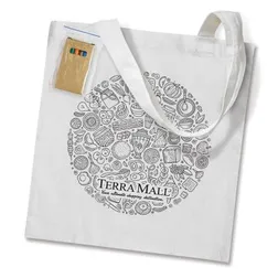 113012 Sonnet Colouring Promotional Tote Bags With Crayons - (38cm x 41cm)