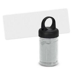 Active Cooling Polyester Sports Towel with Carabiner