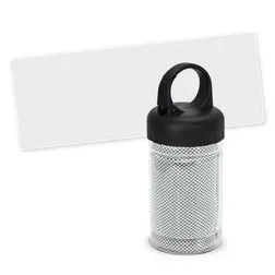Active Cooling Polyester Sports Towel with Carabiner