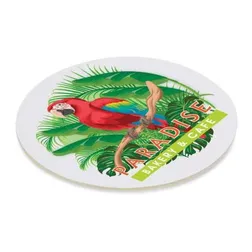 Round Cardboard Drink Coasters Full Colour Double Sided