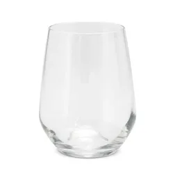 Vino Contoured Glass Tumbler Stemless Wine Glass