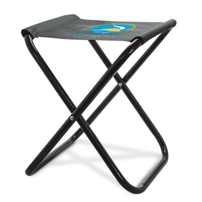 113243 Quebec Branded Folding Stool With Up To 80kg Capacity