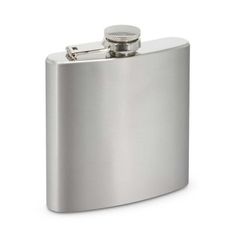 Tennessee Stainless Steel Hip Flask with Natural Etch Engraving