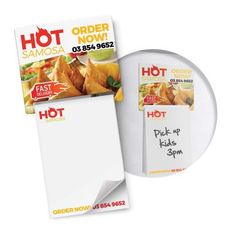 Fridge Magnetic Notepads with Full Colour Holder