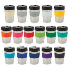 Java Double Wall Vacuum Steel Cup with Silicone Band