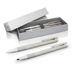 LAMY Logo Brushed Stainless Steel Writing Set