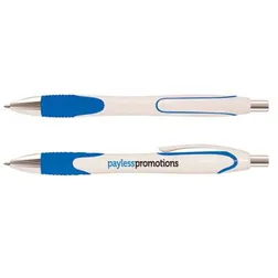 114036 Curve Plastic Logo Pens