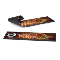 Anti Pilling Polyester Bar Runner with Rubber Base