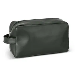 Portland Leather Look Travel Toiletry Bag