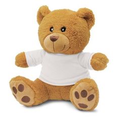 RPET Filled Sustainable Teddy Bear with Branded T-Shirt