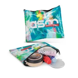 Madonna Clear Zippered Travel Toiletry Pouch