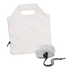 Ergo Foldaway Polyester Shopping Bag with Built In Drawstring Pouch