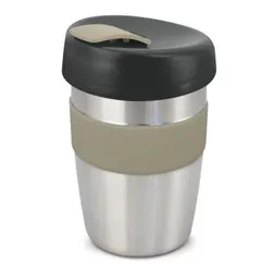 Express Elite Double Wall Stainless Steel Travel Coffee Cup with Flip Closure