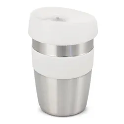 Express Elite Double Wall Stainless Steel Travel Coffee Cup with Flip Closure
