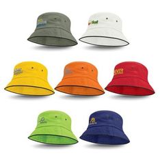 Bondi Kids Cotton Twill Bucket Hat UPF50 Sun Protection