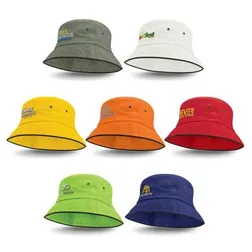 Bondi Kids Cotton Twill Bucket Hat UPF50 Sun Protection