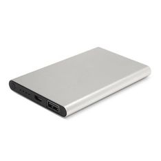 Zion 4000mAh Slim Aluminium Power Bank with Power Gauge