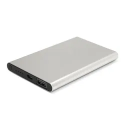 Zion 4000mAh Slim Aluminium Power Bank with Power Gauge