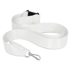 Ribbon Neck Strap with Breakaway Safety Buckle and J Hook