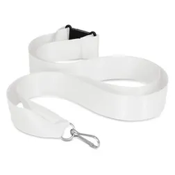 Ribbon Neck Strap with Breakaway Safety Buckle and J Hook