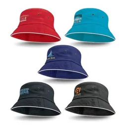 Bondi Kids Cotton Twill UPF50 Bucket Hat