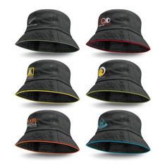 Bondi Kids Cotton Twill Bucket Hat UPF50 Sun Protection