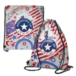 Tacoma 210D Polyester Drawstring Backpack