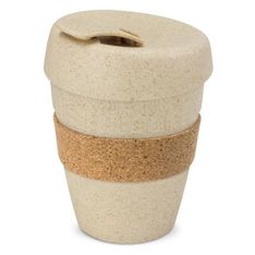 Express Cup Deluxe 350ml Reusable Coffee Cup with Cork Band