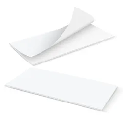 DLE Horizontal Notepad with Cardboard Backing 25 Leaves