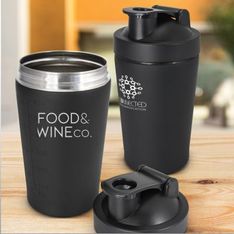 600ml Stainless Steel Shaker With Mixing Blades