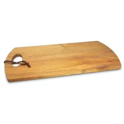 Homestead Acacia Wood Serving Board with Leather Strap