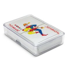 Saloon Playing Cards with Clear Acrylic Case