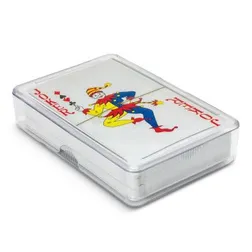 Saloon Playing Cards with Clear Acrylic Case