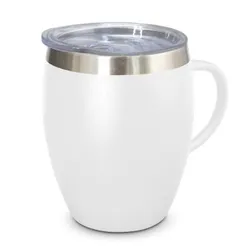 Verona Double Wall Vacuum Insulated Stainless Steel Coffee Mug with Handle