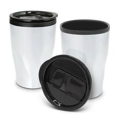 Tornado Double Wall Insulated Coffee Cup with Twist Pattern