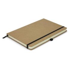 Sienna Hardcover Kraft Notebook with Ribbon Bookmark and Pen Loop