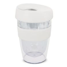 Leviosa Double Wall Travel Coffee Cup with Silicone Band